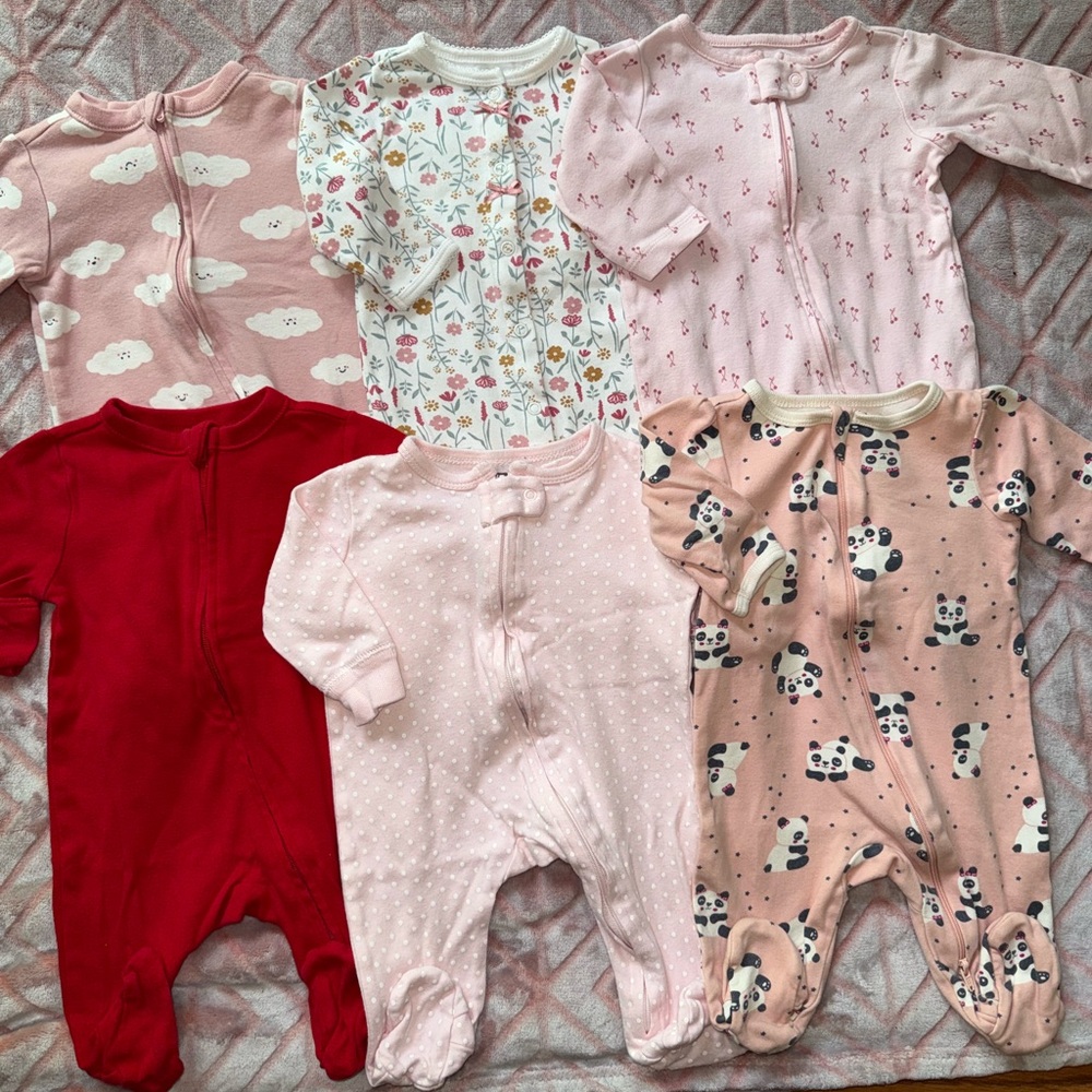 Assorted Baby One Piece Set 0-3M